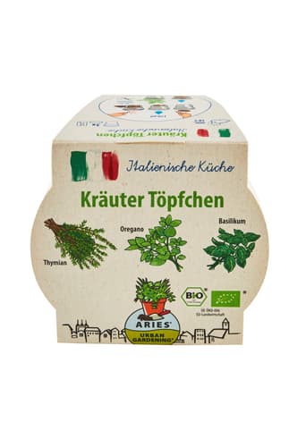 Bio-Kräutertöpfchen Italienische Küche kbA