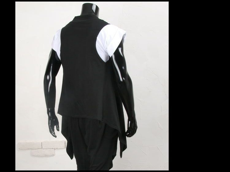 Bay Go Mall - Mouwloos vest met draperie