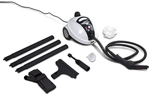 FEIDER FHNVT1300 Stoomreiniger, 1300 W, snelle verwarming in 5 minuten, druk 3,5 bar, tank 0,7 l, accessoires inbegrepen, slang 2 m, oververhittingsbeveiliging