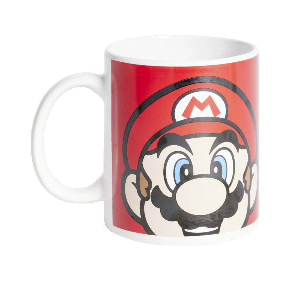 Mug Super Mario tête blanc et rouge 315ml