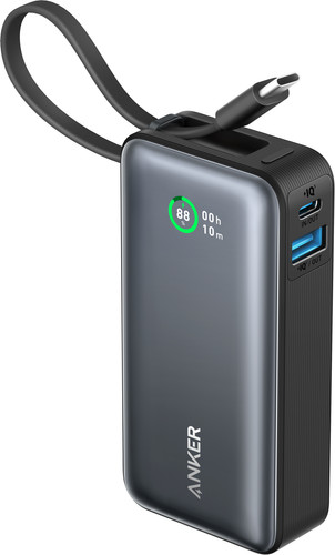 Anker Nano Power Bank 10.000 mAh met Snelladen Zwart