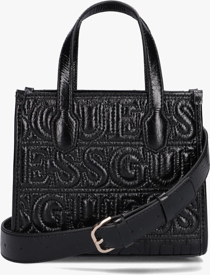 GUESS zwarte guess handtas silvana 2 compartment mini tote