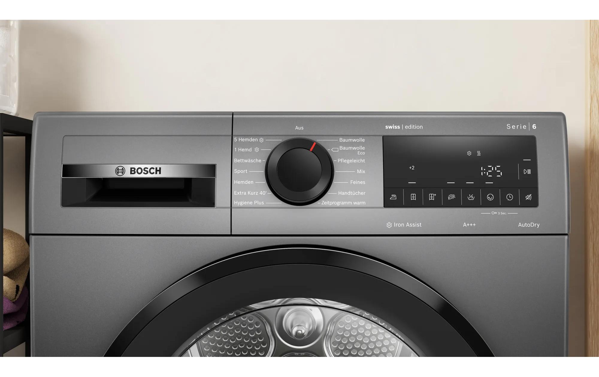 Wäschetrockner Serie 6 WQG2330RCH Rechts<br>Frontloader mit LED-Display