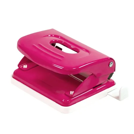Idena Locher aus Metall pink für 20 Blatt