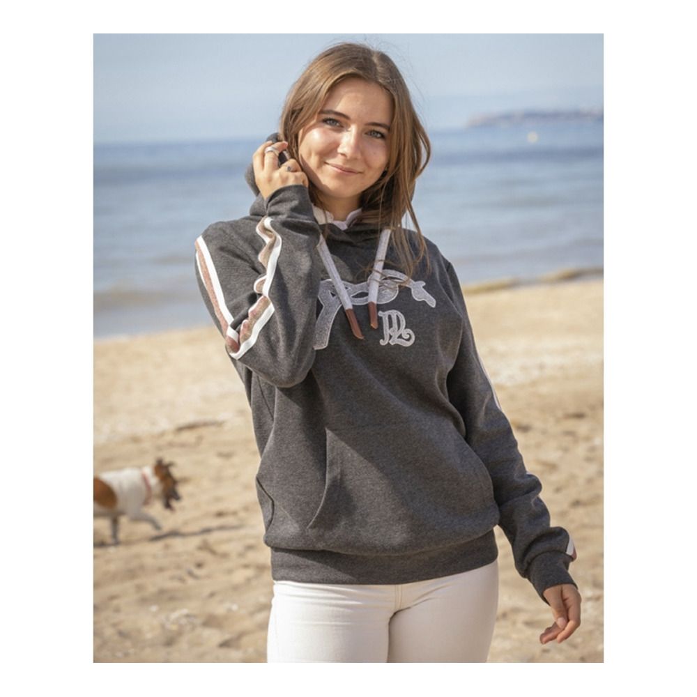 Pénélope KATHYA - Sweat Femme gris fonce