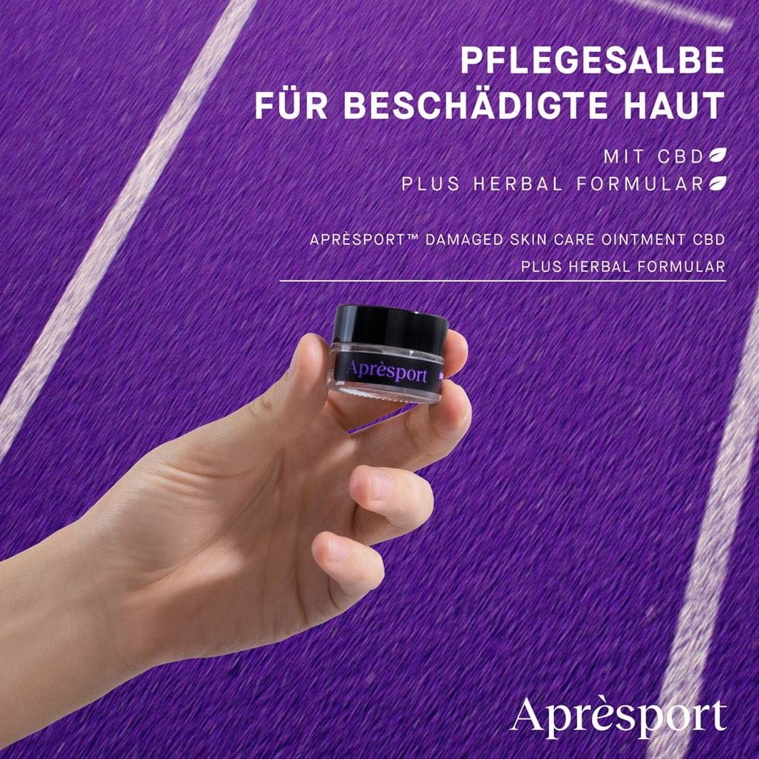 Aprèsport™ Damaged Skin Care Ointment CBD plus Herbal Formular