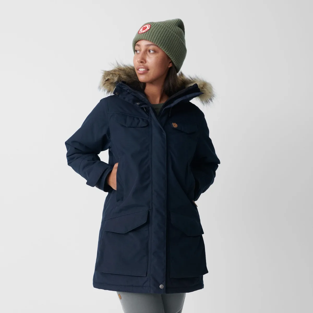 Fjällräven Women's Nuuk Parka Dark Navy
