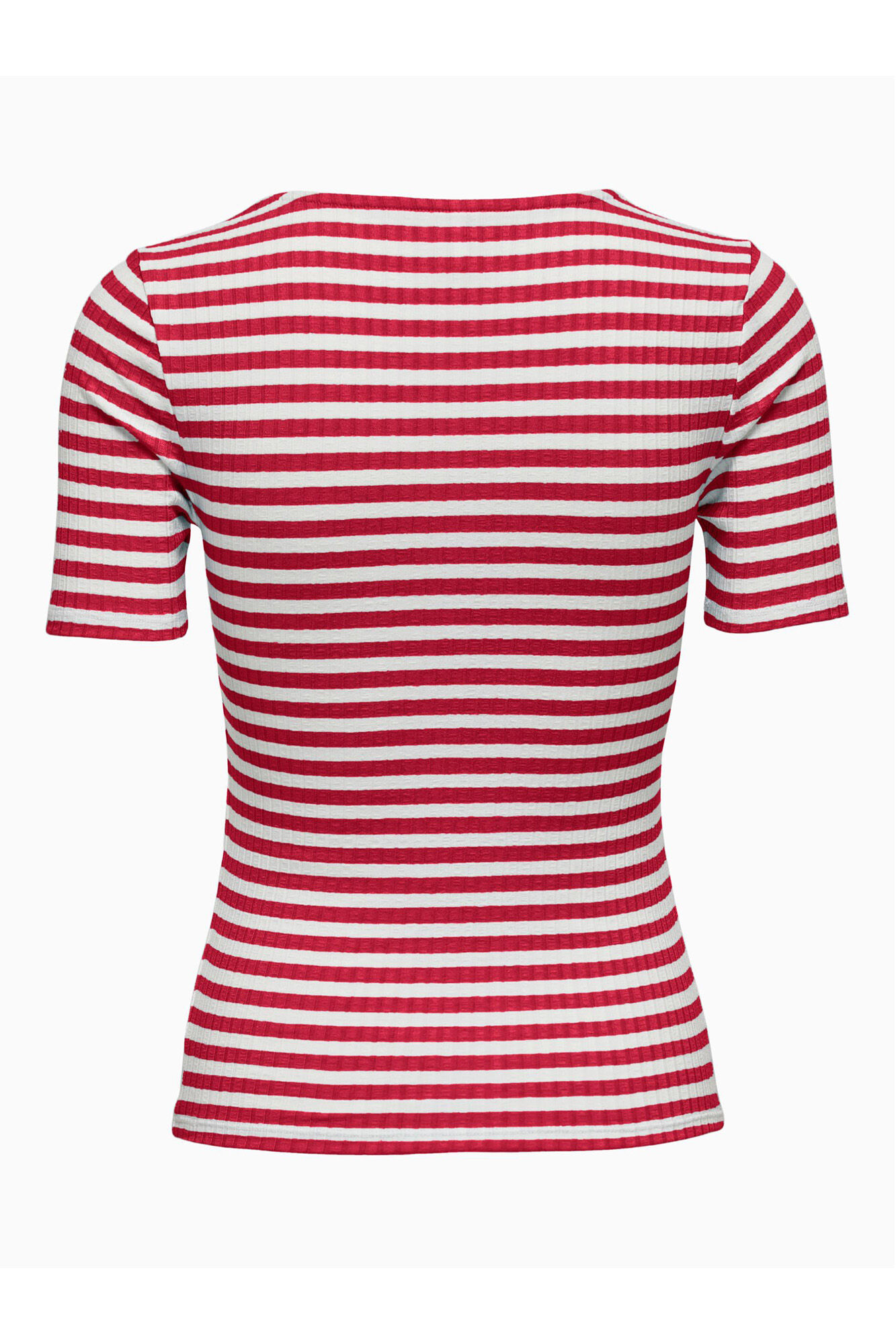 Blusa listrada de manga curta