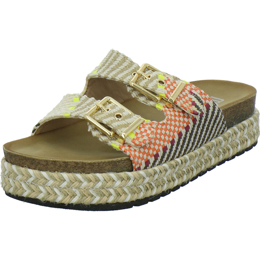 Meyla Pantoletten Damen Nardo Beige-kombi