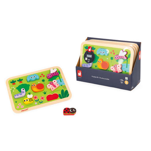 Chunky puzzle le jardin - JANOD