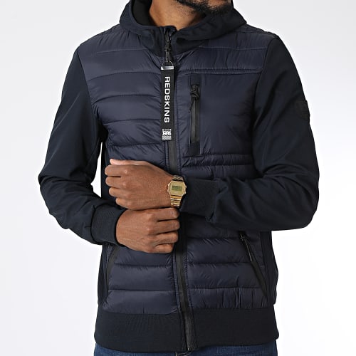Veste Zippée Capuche Lloyd Garcia Bleu Marine