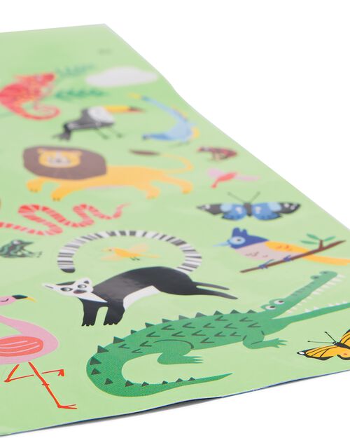 2 feuilles d’autocollants animaux sauvages 19x10
