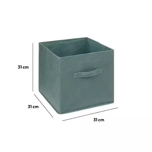Panier de rangement (31 x 31 cm) Velours Kaki