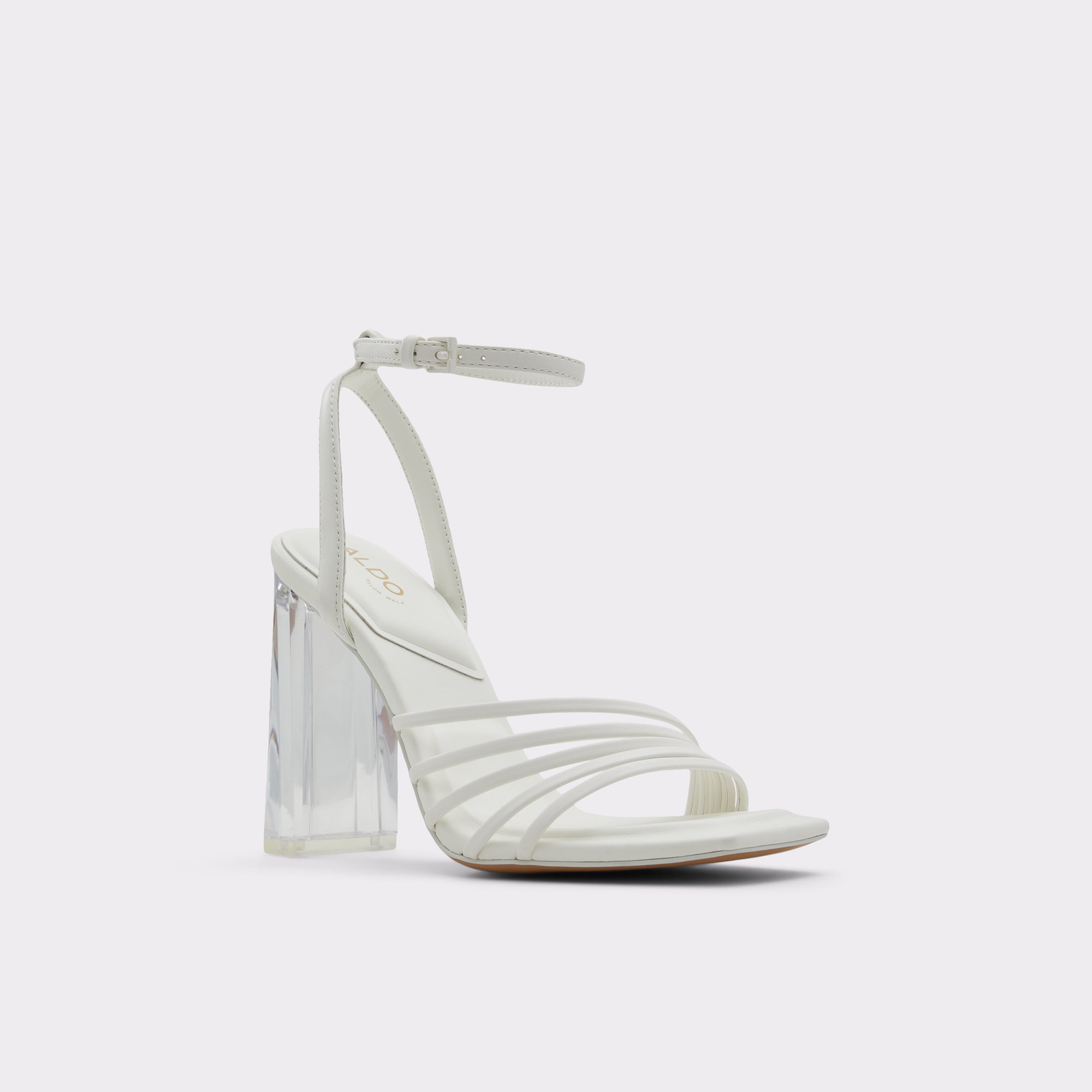 Estela White Women Strappy Sandals