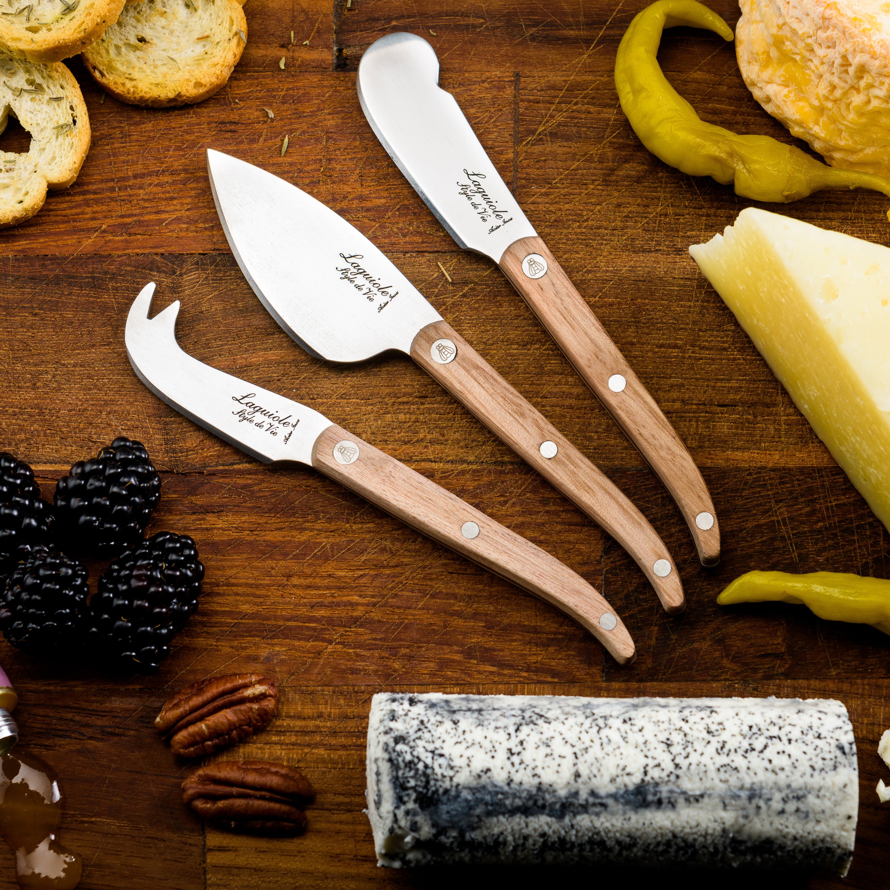 Laguiole Style de Vie Innovation Line Kaasmessenset 3-delig