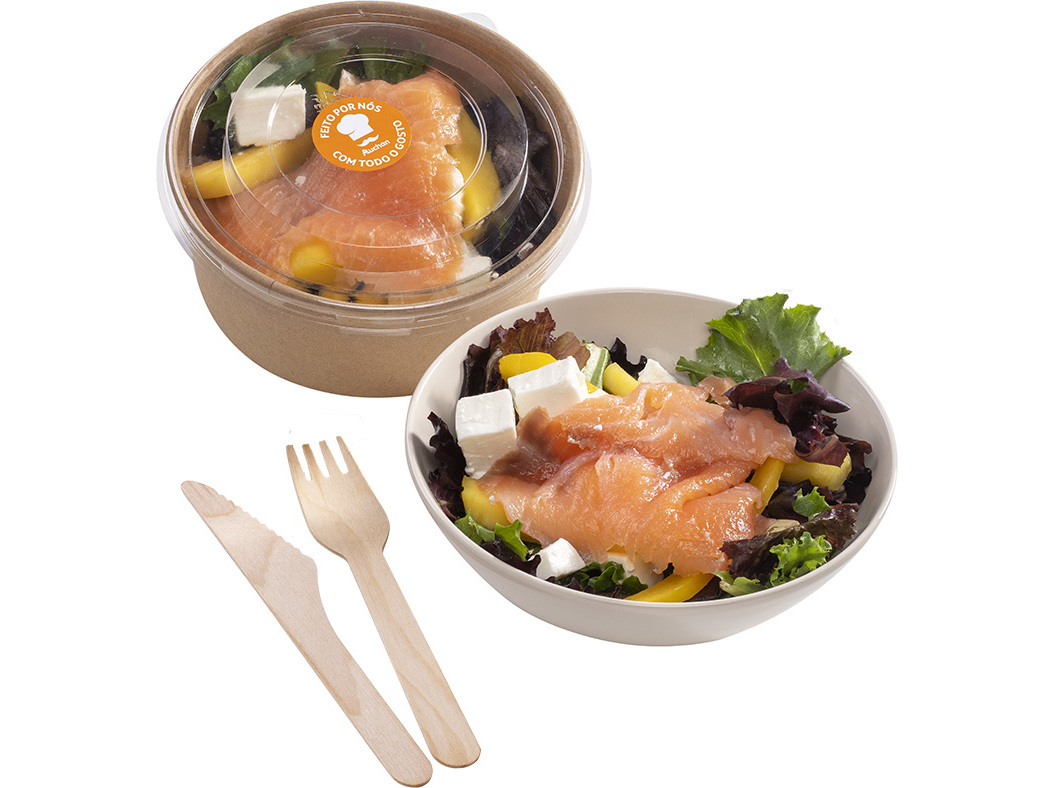 SALADA DE SALMÃO FUMADO -PRODUÇÃO PRÓPRIA UN