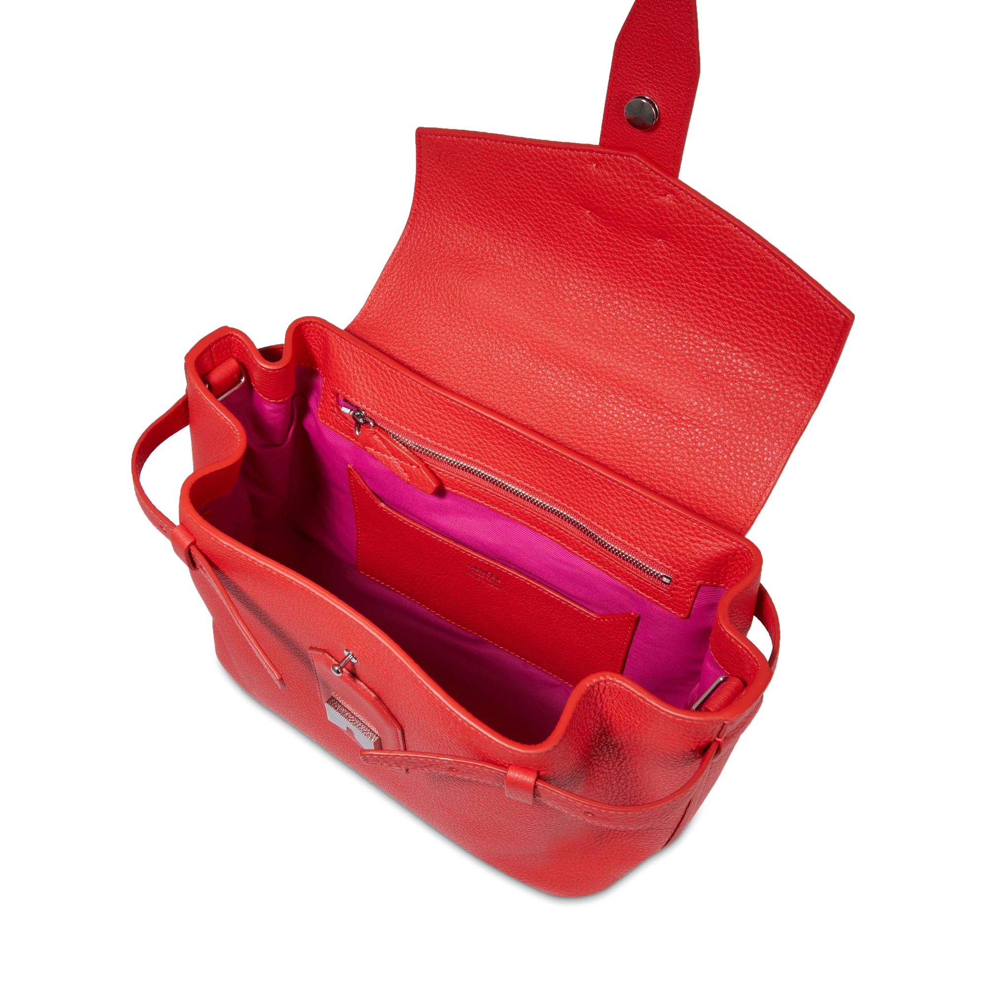 Sac porté main S Charlie de Lancel-Tomate
