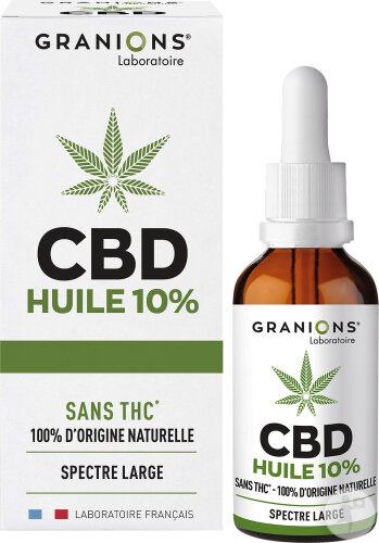 Granions Huile CBD 10% Spectre Large 10ml