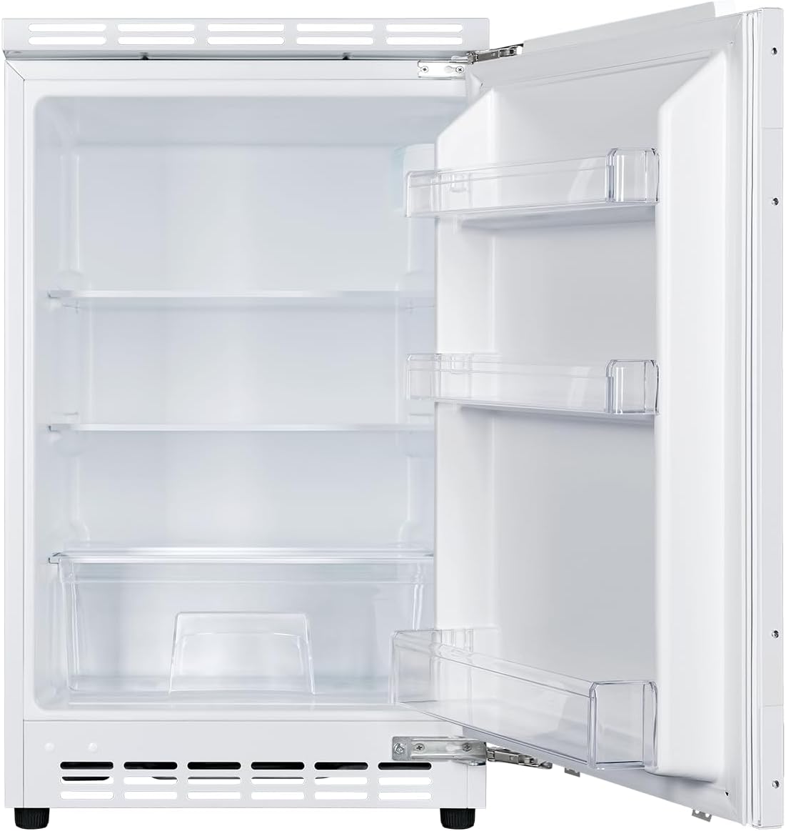 Amica Unterbau Vollraum Kühlschrank dekorfähig für 81,5 cm Nische elektronische Steuerung Inverter Kompressor Tür-Offen-Alarm wechselbarer Türanschlag