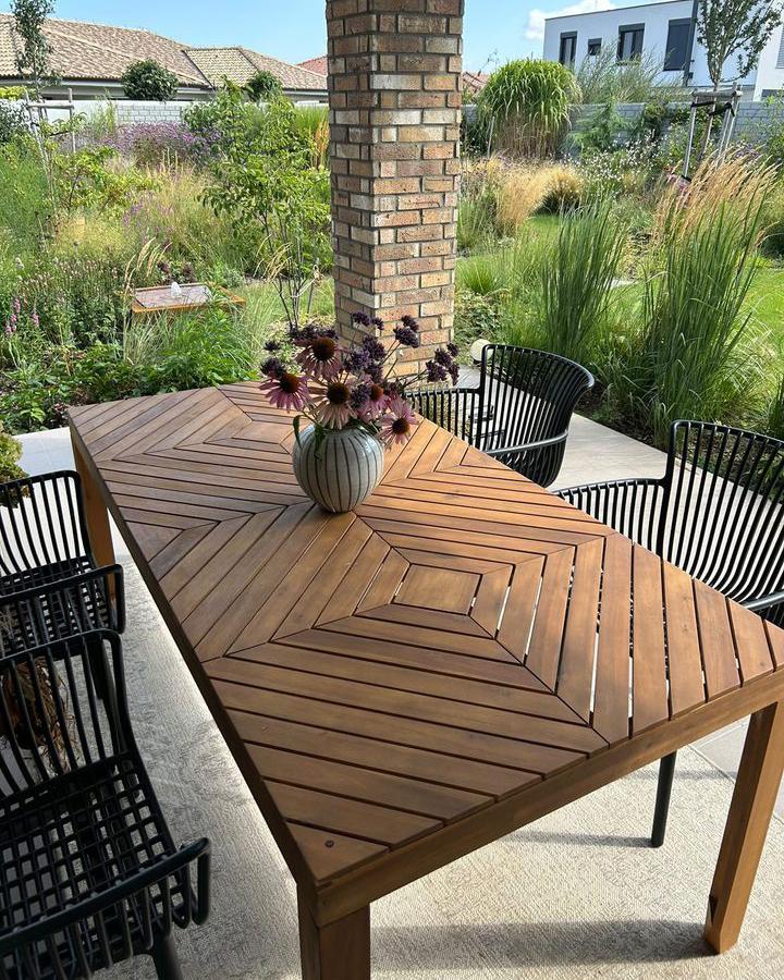 Set van 4 tuinstoelen PESARO Zwart