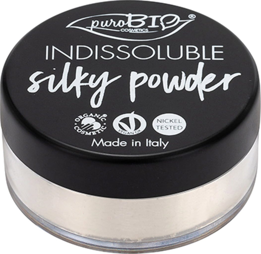 puroBIO cosmetics  Indissoluble Silky Powder, 9 g