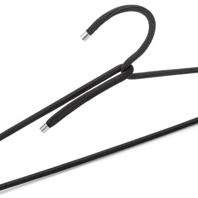 Kleiderbügel Cord Hanger, Schwarz