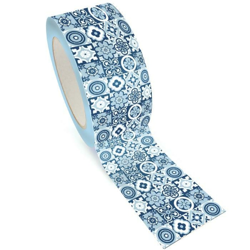 Masking tape xl bleu 4,8 cm x 8 m - carrelage