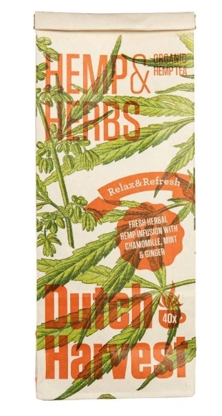 dutch harvest Hennep Thee Hemp & Herbs 40 Gram