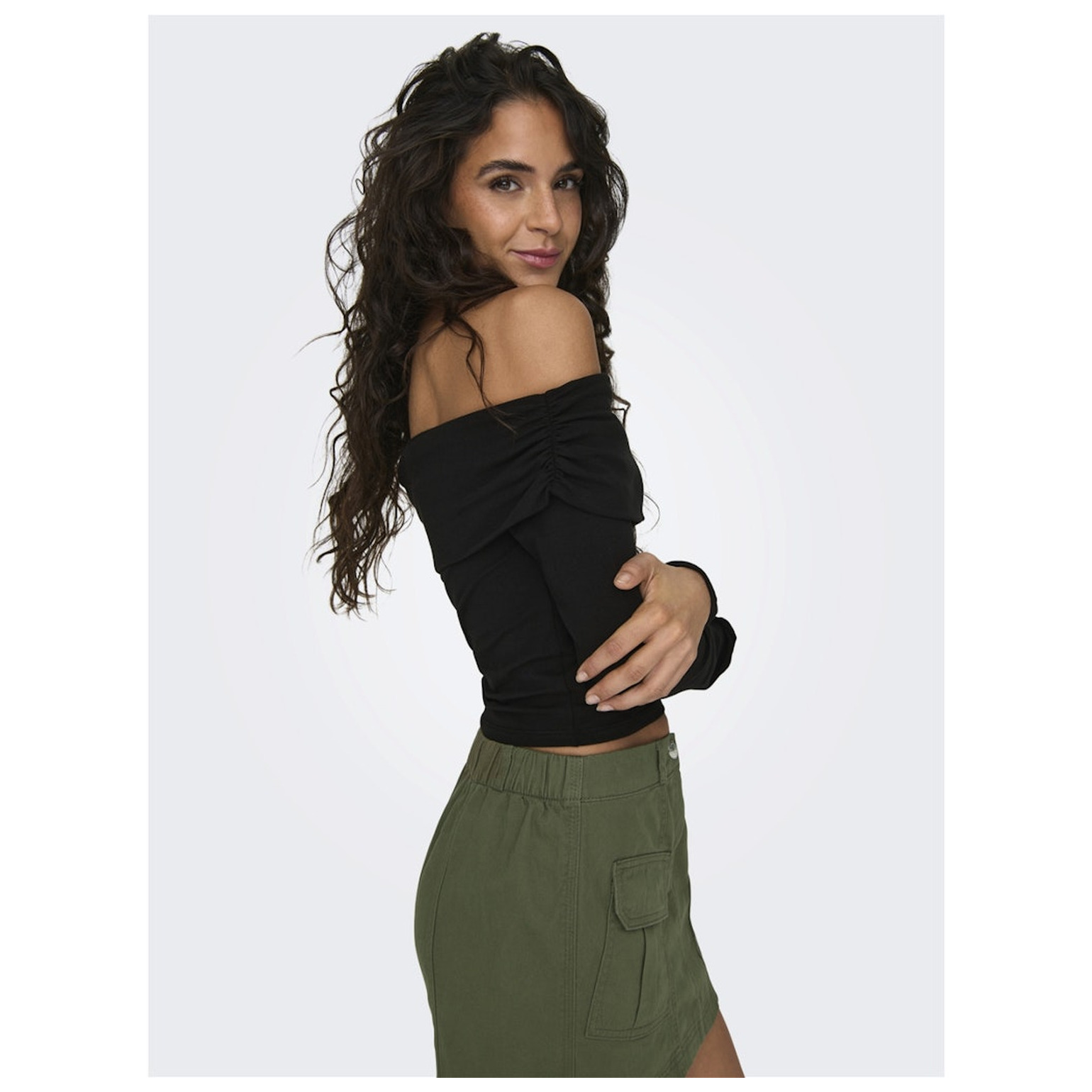 Only ONLLIVE LOVE L/S OFF SHOULDER
