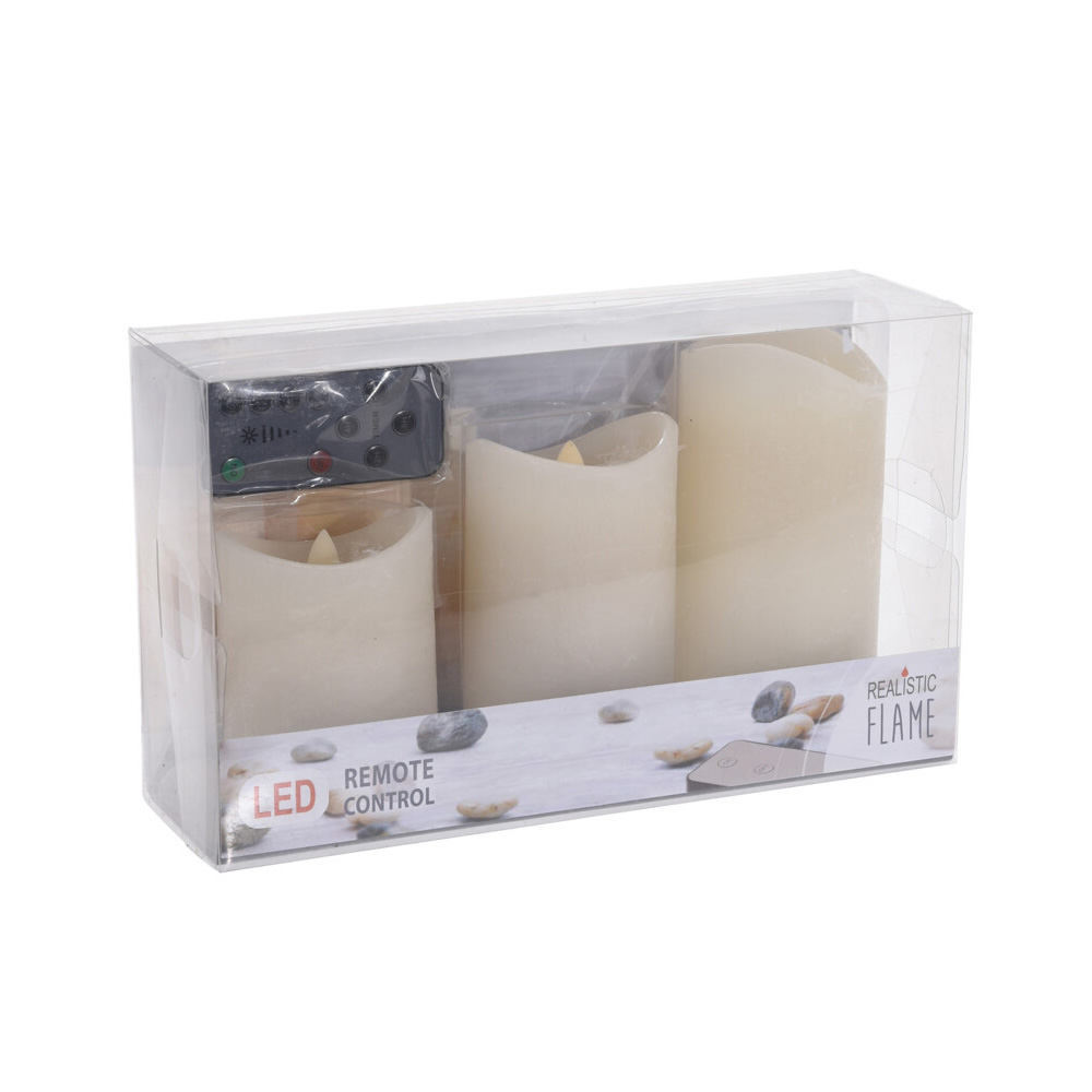 LED Kerzen Set 3-teilig