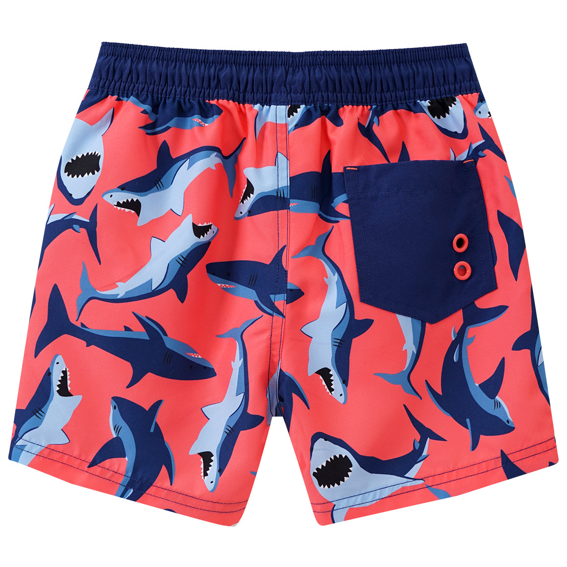 Topolino Jungen UV-Badehose mit Allover-Print UPF60 hellrot