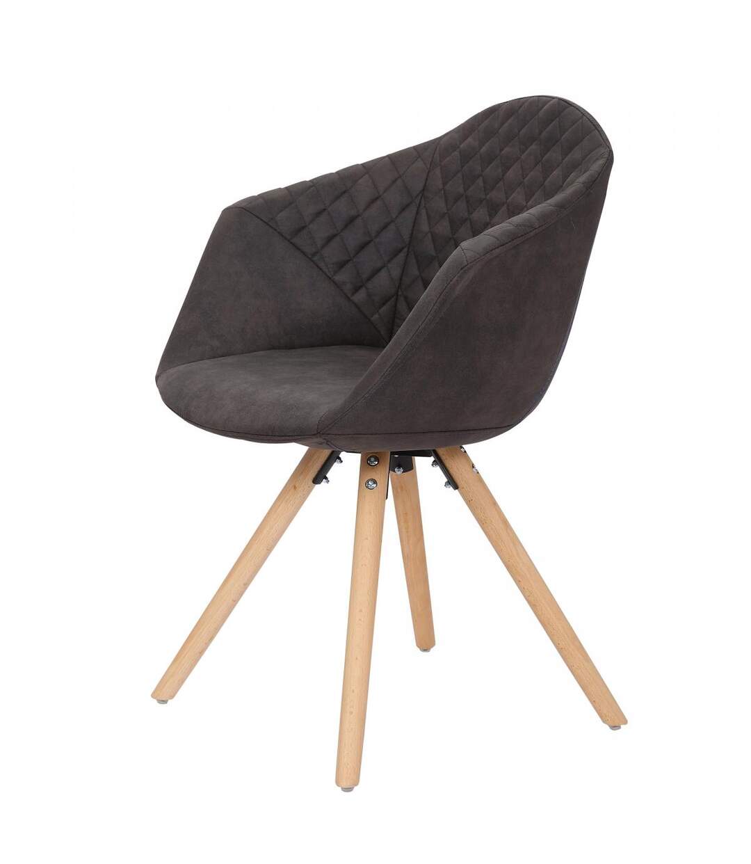 Lot de 2 fauteuils APA en polyester doux et soyeux fait main