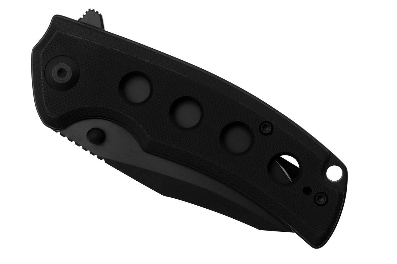 Sencut Excalis S23068-1 Black 9Cr18MoV, Black G10 zakmes