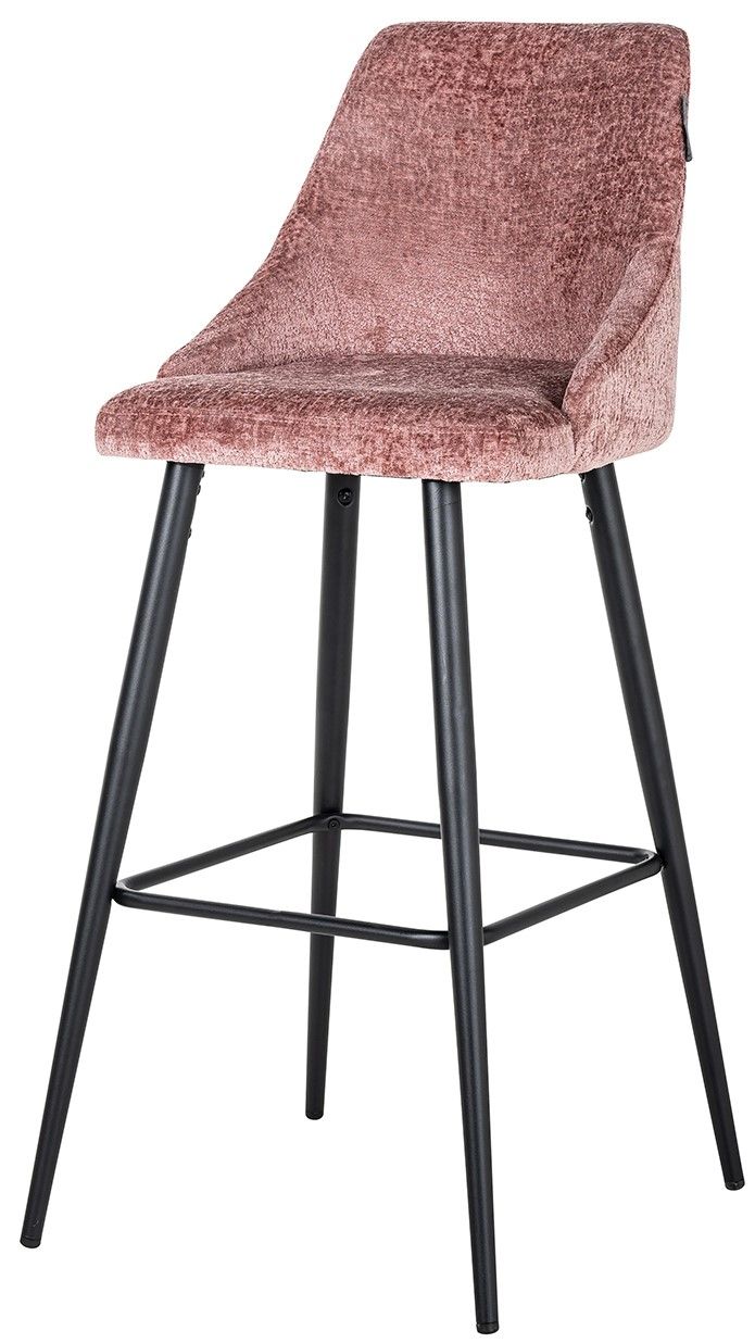 Barkruk S4701 Rose Chenille Brooke B46 x D55 x H110 cm