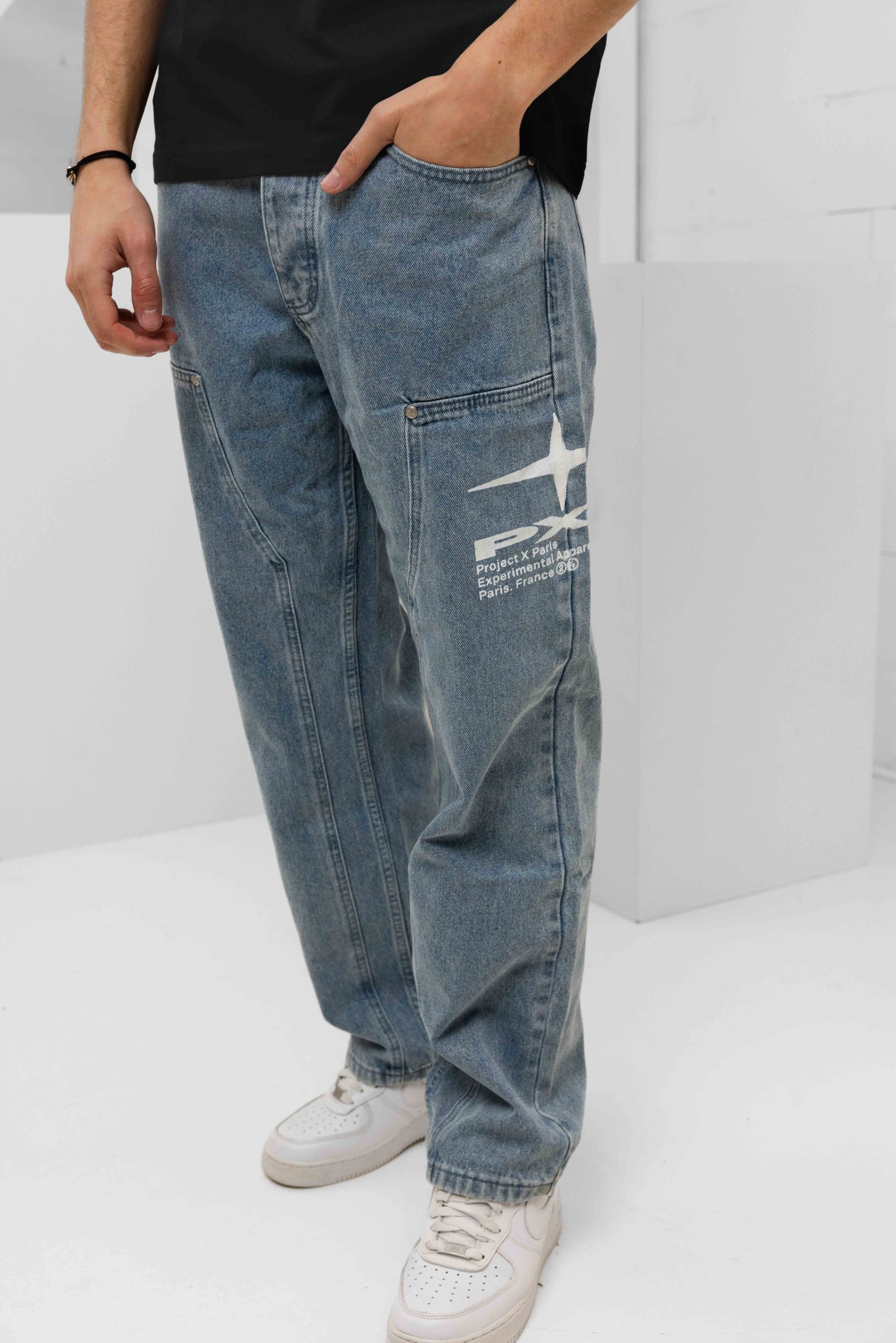 Project x Paris Jeans Heren Lichtblauw