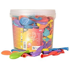 Ballon de baudruche, assorti, 500 pièces