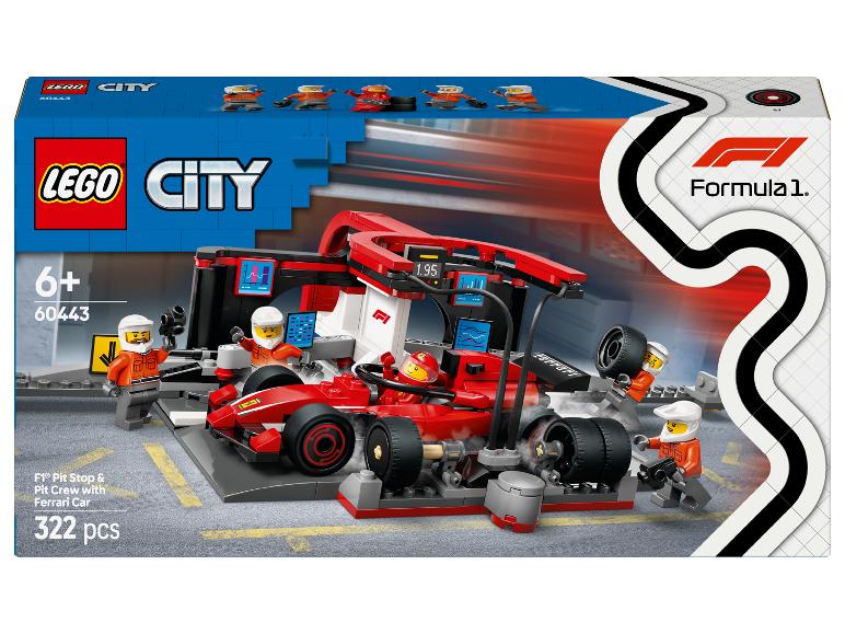 F1® pitstop en pitcrew met Ferrari auto 60443