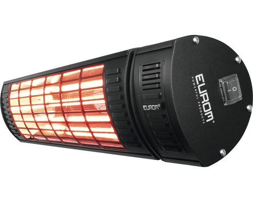 Eurom Golden 2000 Ultra RCD Black 2000 Watt terrasverwarmer inclusief afstandsbediening