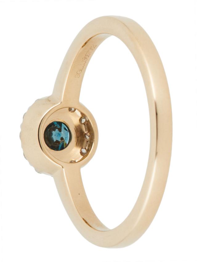Entourage-Ring, Brillanten, Gelbgold 585