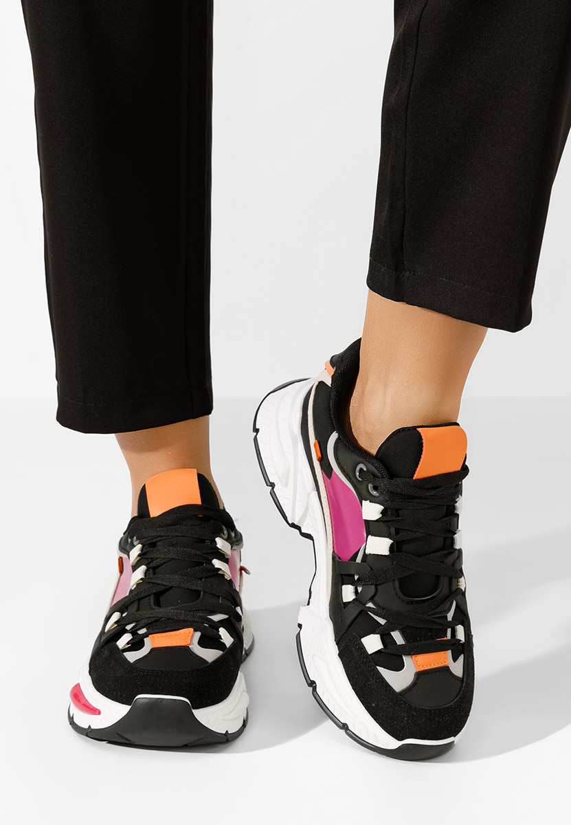 Baskets pour femme noirs Gavalia