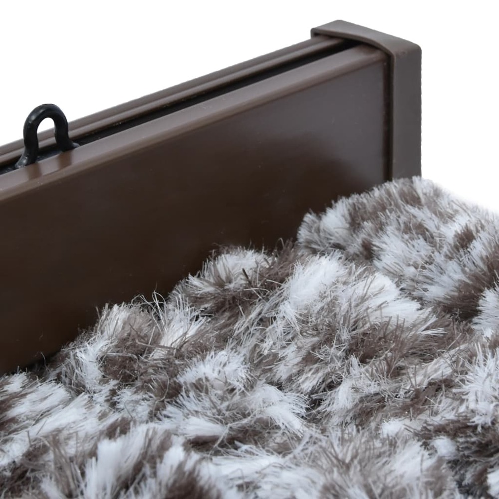 Moustiquaire marron et beige 90x200 cm chenille