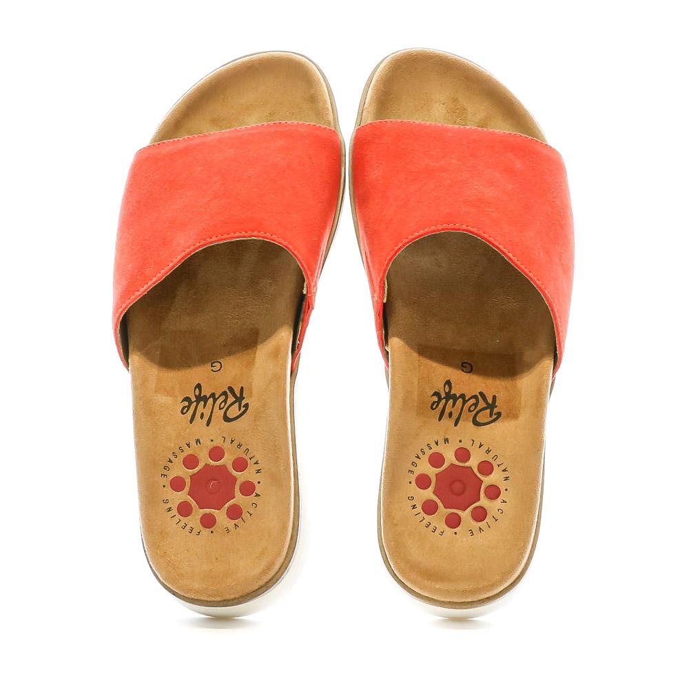 Relife Sandales Rouge Femme RELIFE Joymule