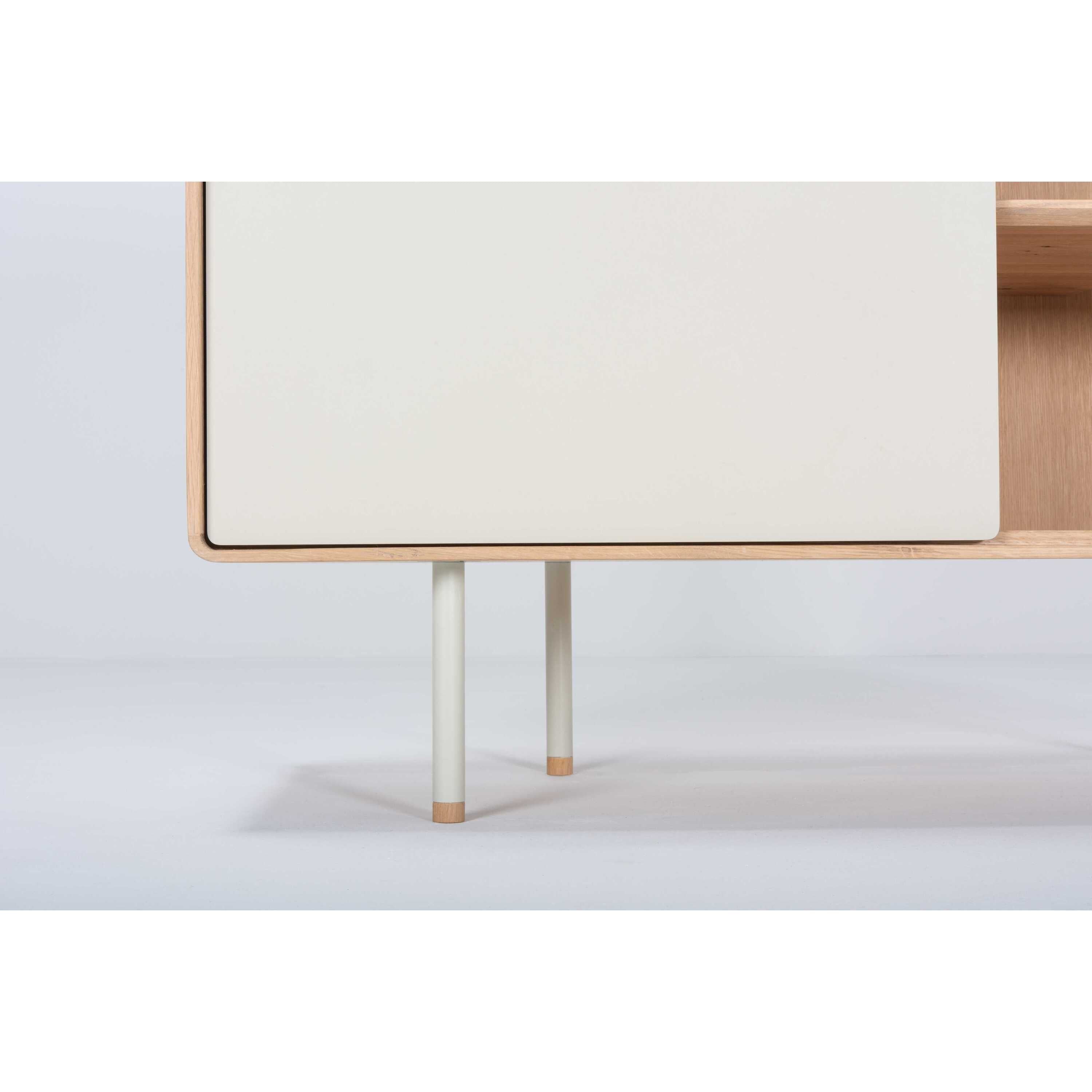 Fina dressoir 118 met deur Mushroom 4176 whitewash