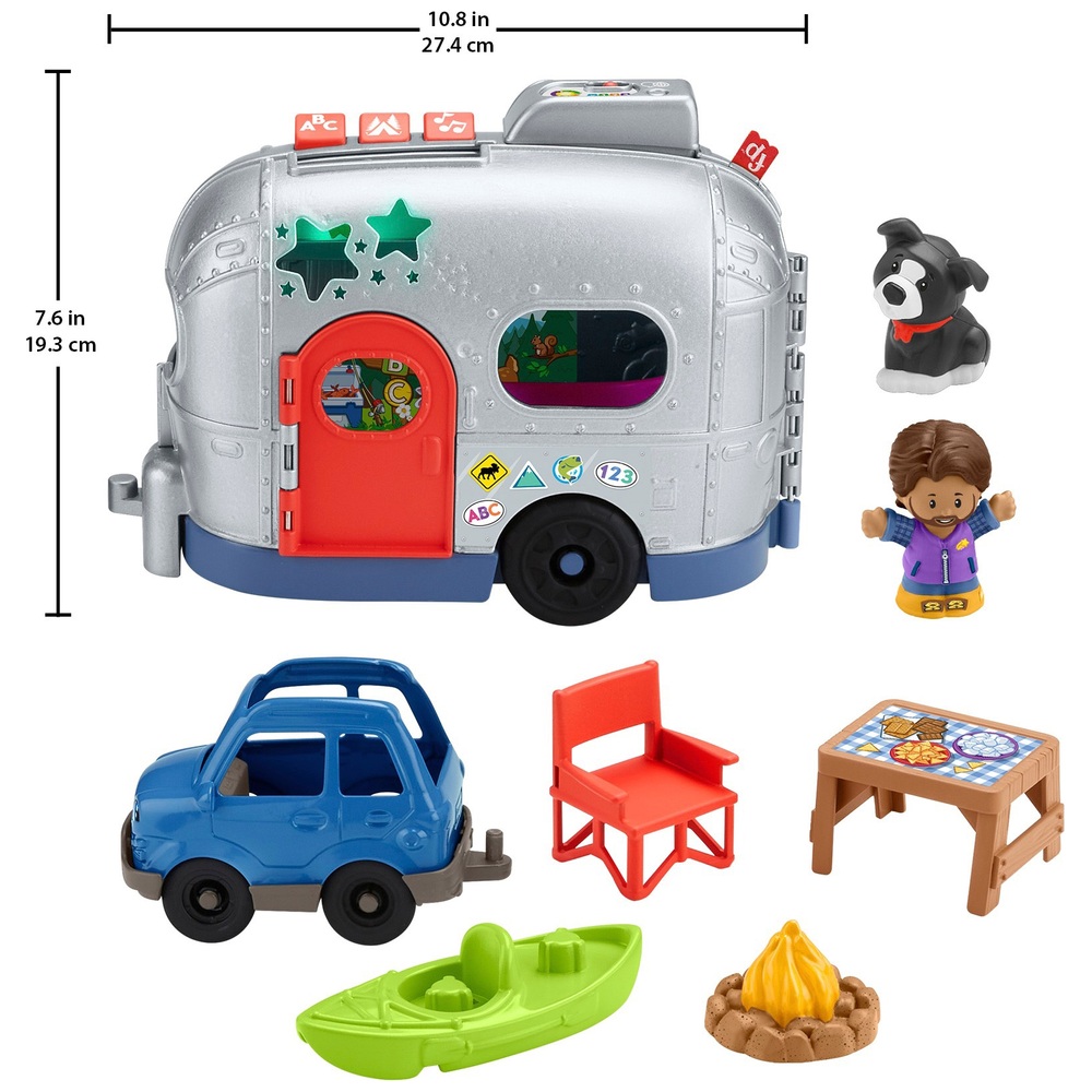 Fisher-Price Little People Leucht-Lerncamper-Spielset