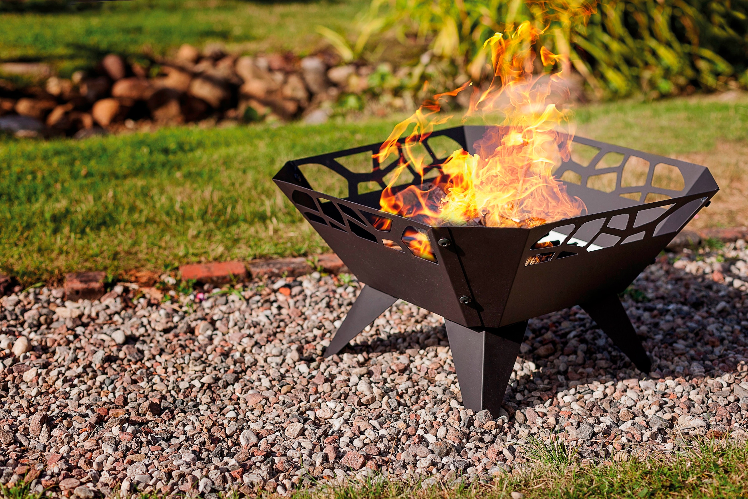dobar Feuerschale »Design« BxLxH: 51,5x51,5x30 cm