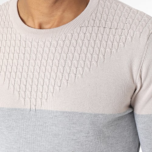 Pull Gris Beige