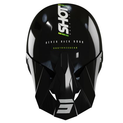Casque cross Shot FURIOUS STORY - GREEN GLOSSY 2022 - Vert