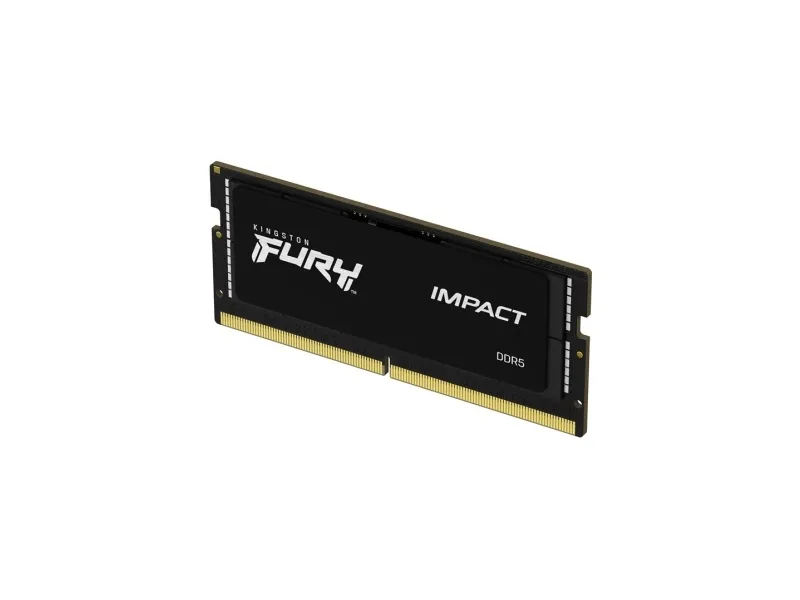 Kingston FURY Impact - DDR5 - sæt - 64 GB: 2 x 32 GB - SO DIMM 262-PIN - 4800 MHz / PC5-38400 - CL38 - 1.1 V - ikke bufferet - on-die ECC