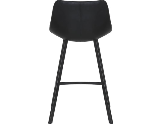 CONCEPT1 - Tabouret de bar Lot de 2 T. Mana noir PU (plan)