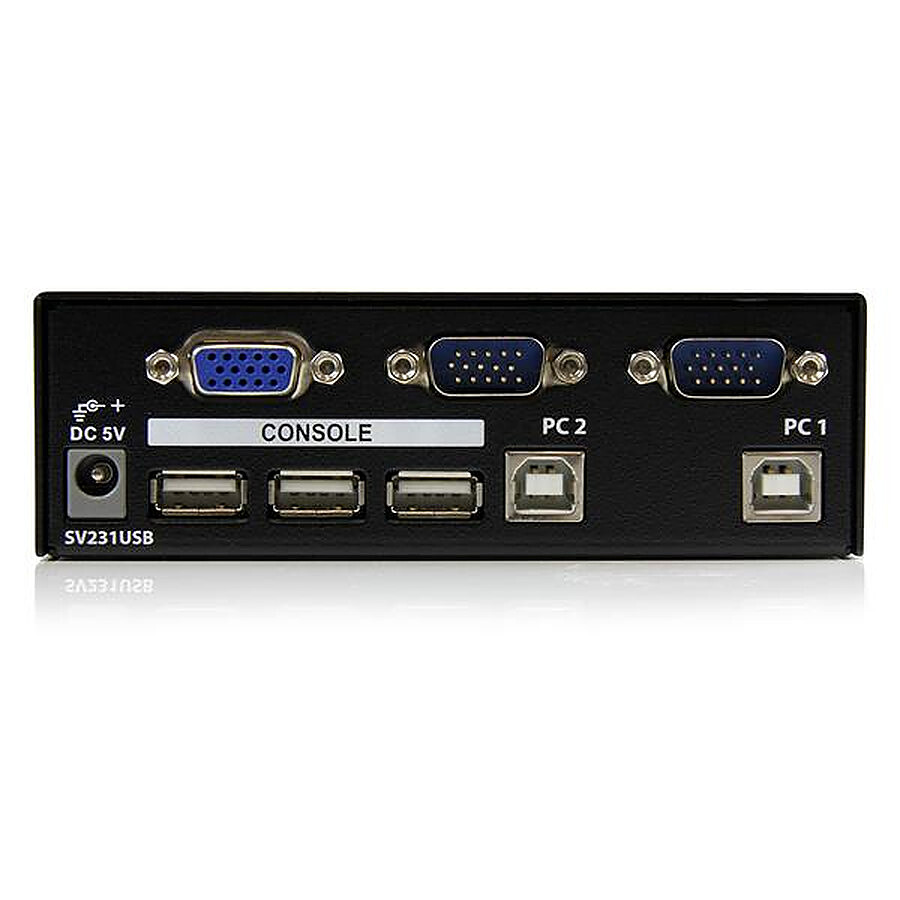 StarTech.com Commutateur KVM 2 Ports VGA USB - Switch KVM